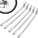 5 pi�ces demonte pneu velo m�tal, levier d�monte - pneu en acier au carbone outil de remplacement de ...
