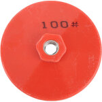 5 pi�ces disques de meulage int�gr�s 100 grains �meri abrasif nylon plastique meuleuse d'angle ensemble ...