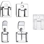 5 pi�ces pieds - de - biche � fermeture �clair pour machine � coudre, pied presseur � fermeture invisible, ...
