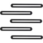 5 pi�ces plaque perfor�e �querres connecteurs plats r�glables en acier inoxydable, plaque de renfort ...