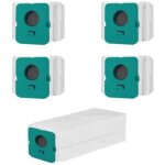 5 pi�ces pour samsung bespoke vs20 sacs � poussi�re pour aspirateur kit, pour samsung accessoires pour ...