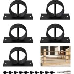 5 pi�ces supports de corde de cl�ture, anneau support avec fixation par vis cruciforme, support main ...