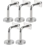 5 pi�ces supports de main courante acier , murale supports de main courante pour escalier exterieur int�rieur ...