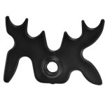 5 pi�ces support de queue de billard avec tiges en forme de bois