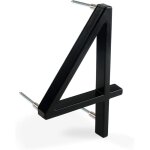 5 pouce (12cm) num�ro de maison flottant: chiffres de porte modernes signalisation pour le bureau de ...
