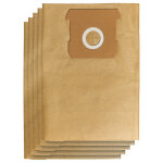 5 sacs de rechange pour aspirateur 12 litres (compatible avec les aspirateurs eau et poussi�re de 12 ...