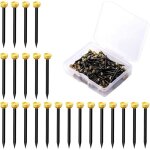 50 clous laiton pour tableaux avec rangement, pour cadres photo, affiches, toiles (2, 5 cm).