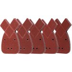 50 feuilles de pon�age triangulaire en papier de verre, 4 trous, �paisseur 40 / 60 / 80 / 120 / 240 pour ...