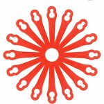 Deesse shop - 50 lames de rechange pour tondeuse � gazon lame de tondeuse � gazon en plastique