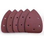 50 pcs souris ponceuse papier abrasif 40 / 60 / 80 / 100 / 240 grains crochet et boucle assortiment de ...