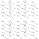 50 pi�ces crochets pour panneau perfor�, crochets pour �tag�res murales pour affichage panneau perfor� ...