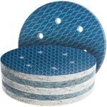 50 pi�ces disque de pon�age 150mm grain 60 / 80 / 120 / 180 / 320 pour ponceuse excentrique (6 trous ...