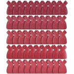 50 pi�ces feuilles abrasives feuille de pon�age 10 x grains 40 / 60 / 80 / 120 / 240 papier abrasif triangles ...