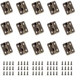 50 pi�ces mini charni�res en bronze antique charni�re pliante connecteurs de bricolage petites charni�res ...