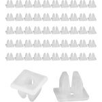 50 pi�ces oeillets de vis v�hicule ins�rer des �crous en plastique, pour trou carr� 7x7 mm, expansibles ...