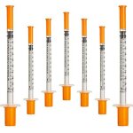 50 pi�ces / pack 1ml seringue avec 30g (8mm de long) fournitures laboratoire emballage scell� individuellement ...