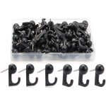 50 pi�ces punaise noir, punaise murale, punaise de lit, punaises tableau li�ge, brancher, anti punaises ...