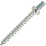 Boite de 50 pitons mle pour support bois m6 - pmwm6