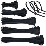 500 pi�ces collier de serrage plastique, serre cable plastique 4mm zip ties 100 / 150 / 200 / 250 / 300mm, ...