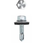 Index - 500 vis autoperceuse th � collerette estamp�e et rondelle epdm 4, 8 x 38 mm acier zingu� pour ...