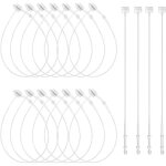 5000 pi�ces fils de pour �tiquettes suspendues attaches en plastique transparent longueur 128mm attache ...