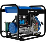 Groupe lectrogne diesel 5000w 10cv 2x230v 12v avr portable ? eberth