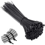 500pi�ces collier de serrage 200 mm x 2, 5 mm, professionnelles attache c�ble, serre c�bles nylon, 200mm, ...