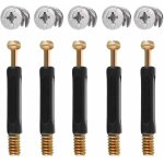 50pcs connecteur pour meubles pi�ces de raccordement de meubles et roue excentrique alliage de zinc ferrure ...