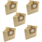 50x sacs compatible avec hitachi wde 1000 / wde1000 aspirateur - papier, couleur sable - vhbw