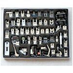 52 pi�ces de machine � coudre de pied multifonction de pied de presse professionnelle pour fr�re, chanteur ...