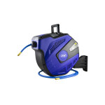 Jbm - enrouleur de tuyau d'air 22m - bleu 53582