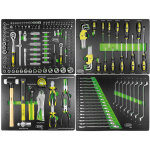 Jbm - lot de 4 modules en carbone eva pour chariots � outils 53708