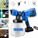 550watt pistolet pulv�risateur �lectrique avanc� pulv�risateur de peinture portable avec 3 mod�les de ...
