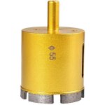 55mm diamant diamant scie tr�pan, foret creux de noyau creux de marbre de porcelaine de verre, c�ramique, ...