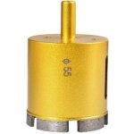 55mm diamant diamant scie tr�pan, foret creux de noyau creux de marbre de porcelaine de verre, c�ramique, ...