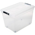 5five simply smart - bo�te en plastique transparente 100l solutions + - 5five