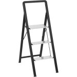 5five simply smart - marchepied 3 marches pliant aluminium gris five
