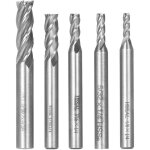 5pcs 4 flute traversiere fin mill bits en carbure de tungstene acier fraise meches de toupies rotatifs ...