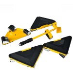 5pcs 800kg capacit� de charge d�m�nagement de meubles maniabilit� � 360 � mobilier de lit chariot de ...