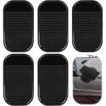 5pcs tapis anti - d�rapants pour voiture, support antid�rapant pour t�l�phone sur tableau de bord