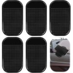 5pcs tapis anti - d�rapants pour voiture, support antid�rapant pour t�l�phone sur tableau de bord