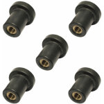5x crou caoutchouc filetage m4 silent bloc voiture moto carenage pare brise
