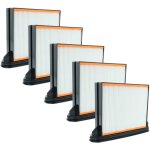 5x filtre compatible avec starmix is ard 1225, is ard - 1250, isc ard 1425 aspirateur - filtre � eau ...