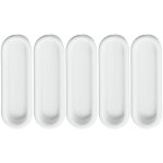 5x poign�e coquille � encastrer 78x26mm en plastique meuble cuvette cuisine porte coulissante tiroir ...