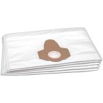 5x sacs compatible avec vortice aquadry 20 l aspirateur - microfibres non tisses, blanc - vhbw