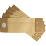5x sacs compatible avec vorwerk kobold vk 121, vk 122, vk121, vk122 aspirateur - papier, 24, 3cm x 8, ...