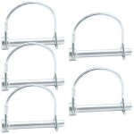 ?6�0. 8�0. 8cm? lot de 5 goupilles de s�curit� 8 mm x 60 mm - avec fermeture � verrouillage en acier ...