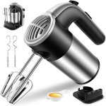6 en 1 batteur � main �lectrique cuisine 150w batteur polyvalent 5 vitesses m�langeur d'oeufs puissant ...