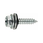 Index - vis � t�le - t�te hexagonale - rondelle vulcanis�e acier - epdm 6, 3 x 25 p25 - boite de 500