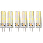 6 ampoules led gy6. 35 7w 12v ac / dc, 700lm, 72 leds lumi�re blanche 6000k - 6500k pour plafonnier, ...